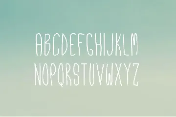 Funky - Tall & Skinny Typeface font