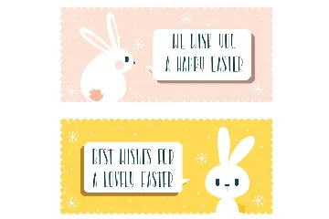 Thiny Bunny - Cute Easter Font