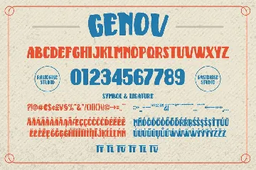 Genov - Cartoon Slab Font