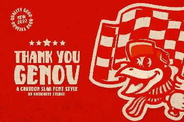 Genov - Cartoon Slab Font