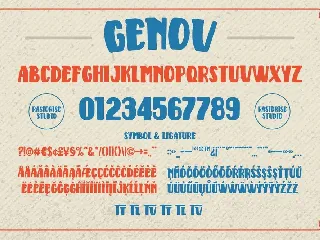 Genov - Cartoon Slab Font