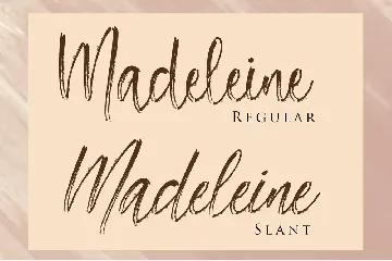 Madeleine - Brush Script Font