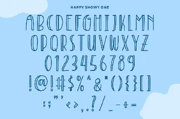 Happy Snowy | Font Trio