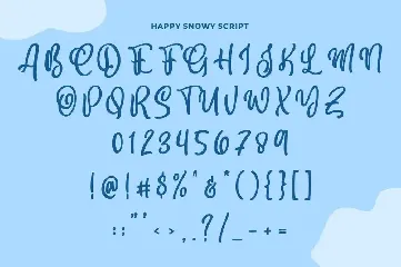 Happy Snowy | Font Trio