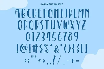 Happy Snowy | Font Trio