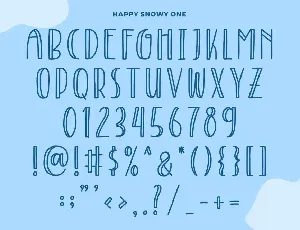 Happy Snowy | Font Trio