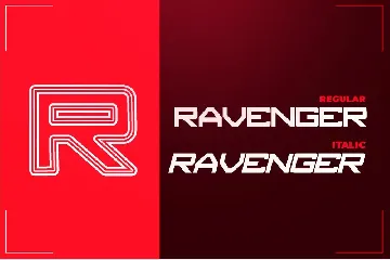 RAVENGER EXCLUSIVE DISPLAY FONT