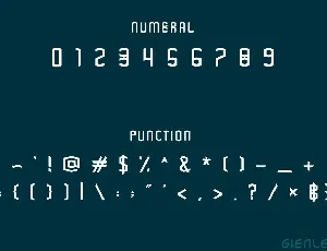 Cybercoin - Digital Font