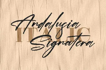 Andalusia Signature Font