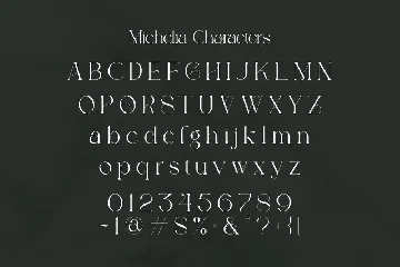 Michelia font