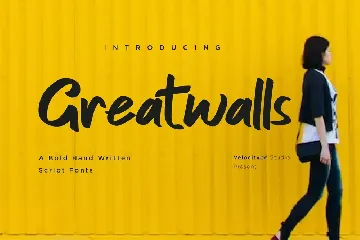 Greatwalls - Modern Bold Script fonts