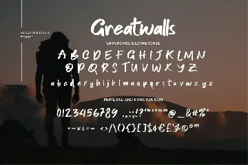 Greatwalls - Modern Bold Script fonts