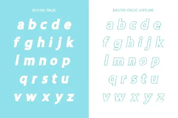 Dustin Font Family