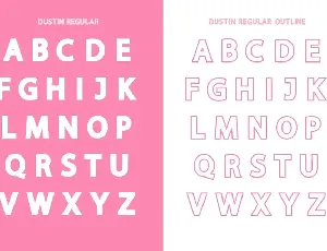 Dustin Font Family