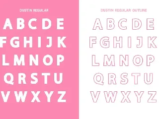 Dustin Font Family