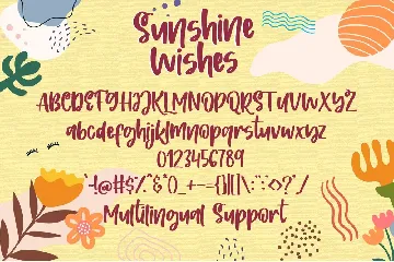 Sunshine Wishes - Handwritten Font