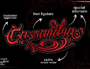 Brigthone - Tattoo Lettering font