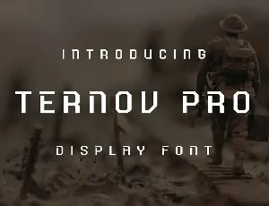 Ternov Pro Font