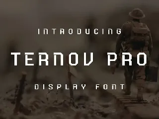 Ternov Pro Font