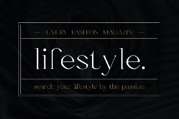 Galviory - Luxury Modern Expressive Serif font