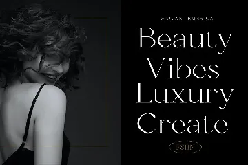 Galviory - Luxury Modern Expressive Serif font