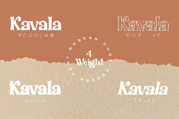 Kavala | Modern Serif Font