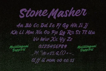 Stone Masher font