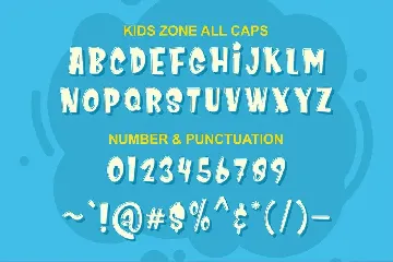 Kids Zone font