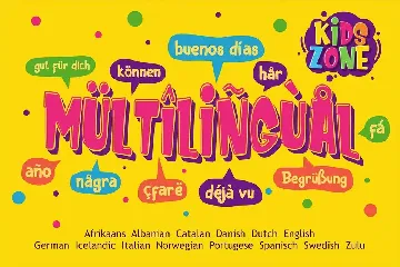 Kids Zone font