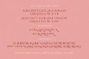 Madre Rose font