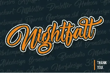 Nightfall Script font