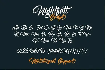 Nightfall Script font