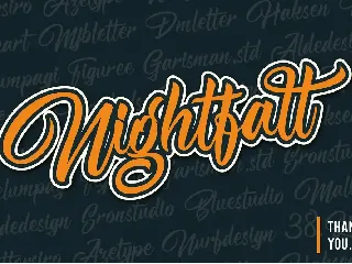 Nightfall Script font