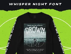 Whisper Night font