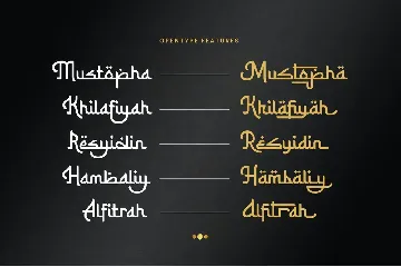 Almalik - Arabic Style font