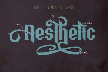 Aesthetic font