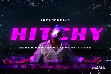 HITCKY SUPER POWERED DISPLAY FONT