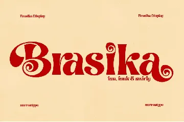 Brasika Display font