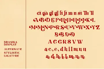 Brasika Display font