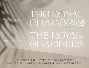 The Royal Chambers font