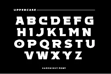 HARD NIGHT font