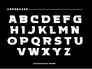 HARD NIGHT font