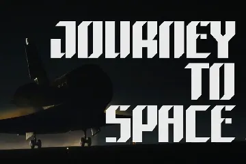 Space Nomad - techno sporty font