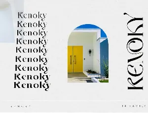 Kenoky Typeface font