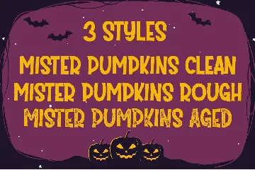 Mister Pumpkins font