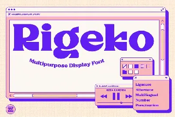 Rigeko font