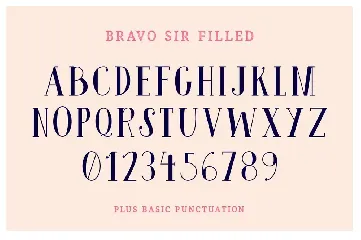 Bravo Sir Font Family