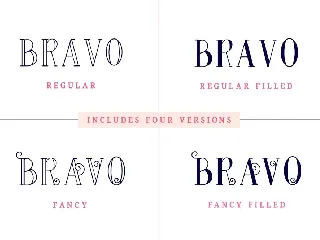 Bravo Sir Font Family