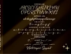 Bastian Richardo Calligraphy Font