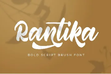 Rantika - Bold Script font